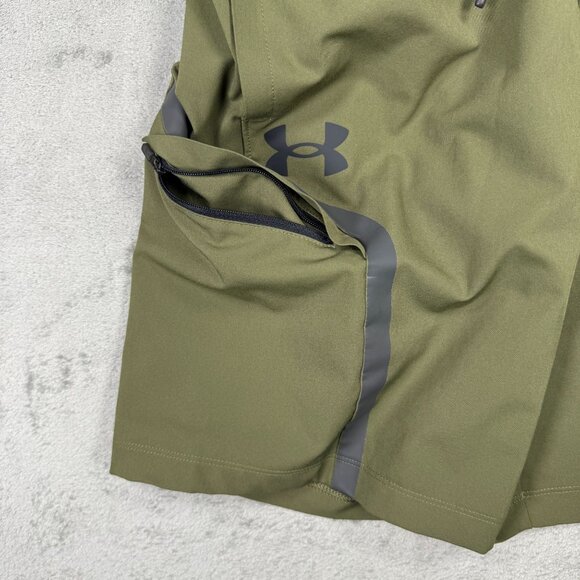Under Armour Mens Sportstyle Elite Activewear Cargo Shorts Athletic Stretch Gym - Picture 3 of 7
